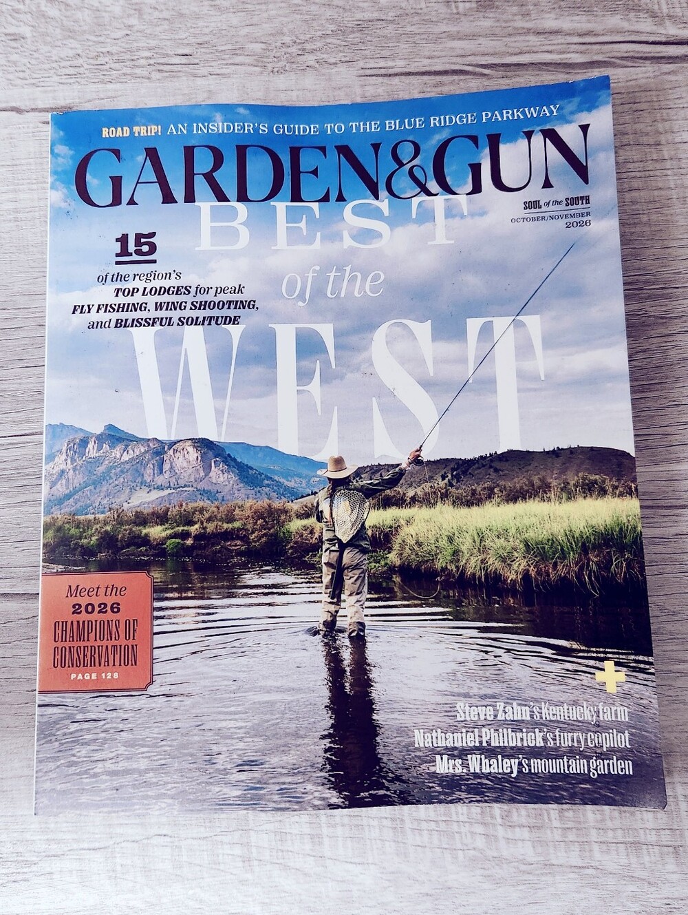 🍭7/$15 Garden & Gun Magazine October/November 2026 Best of the West